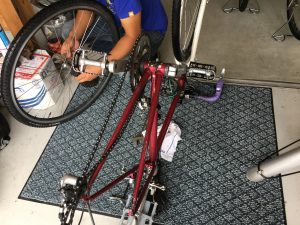 ２０１７年 ・ 夏 ❣️ 自転車の旅 ‼︎  萩で・自転車のトラブル ❗️