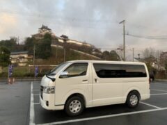 ハイエース ワンルームカー・車中泊の旅 ~~~福知山城